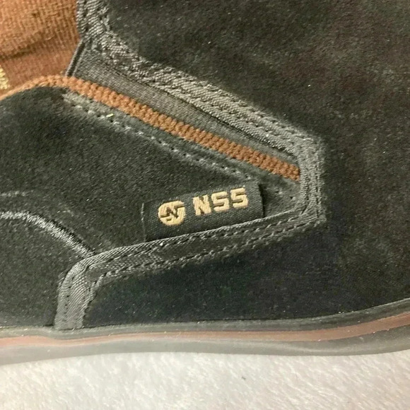 Men’s NSS black slide shoes - Picture 2 of 7